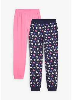 Lång pyjamasbyxa för barn (2-pack), bonprix