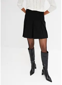 Plisserad minikjol, bonprix