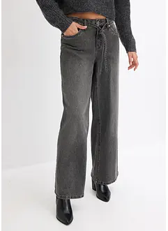 Wide Leg Jeans Mid Waist, bonprix