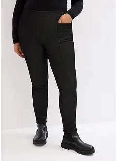 Mysiga termoleggings med jeanslook, bonprix