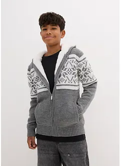 Fleececardigan för barn, bonprix