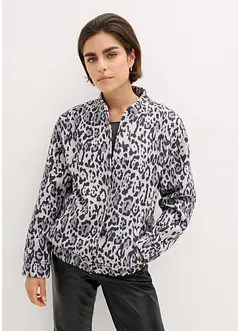 Leopardmönstrad blusjacka, bonprix