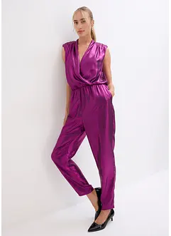 Glansig jumpsuit, bonprix