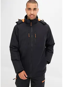 Funktionsjacka med softshell och sportiga detaljer, bonprix