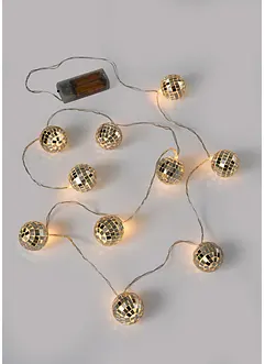 LED-ljusslinga med glittriga kulor, bonprix