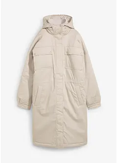 Lång parkas, fodrad, bonprix