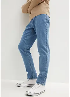 Classic Fit Jeans med resår i sidan av midjan, Straight, bonprix