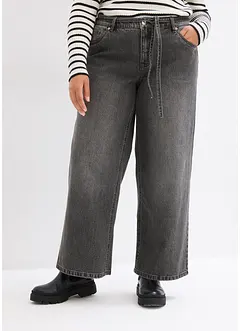 Wide Leg Jeans Mid Waist, bonprix