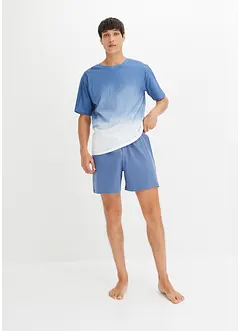 Pyjamas med shorts, av ren bomull, bonprix