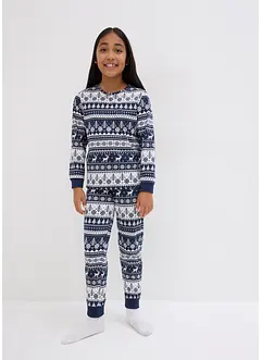 Pyjamas för barn (2 delar), ekologisk bomull, bonprix