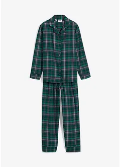 Vävd flanellpyjamas för barn (2 delar), bonprix