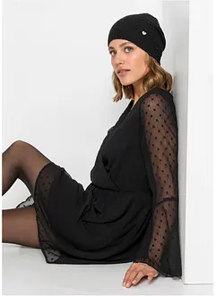 Mössa med kashmirandel, bonprix