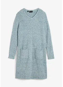 Klänning av stickad fleece, bonprix