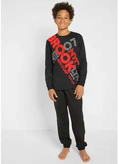 Pyjamas i ekologisk bomull (2 delar), bonprix