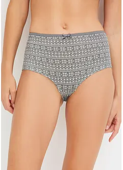 Maxihipstertrosa i ekologisk bomull (4-pack), bonprix