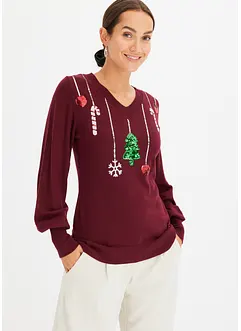 Finstickad tröja, bonprix