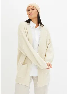 Bouclécardigan i oversizemodell, bonprix