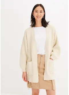 Bouclécardigan i oversizemodell, bonprix