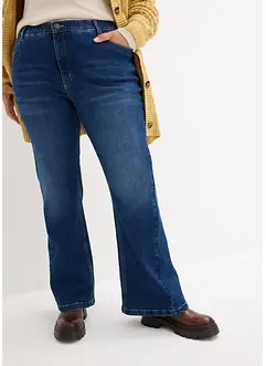 Flared Jeans High Waist, med bekväm midja, bonprix