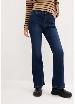 Flared Jeans High Waist, med bekväm midja, bonprix