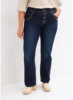 Thermo Bootcut Jeans Mid Waist, bonprix