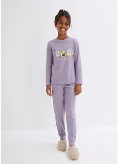 Barnpyjamas (4 delar), ekologisk bomull, bonprix