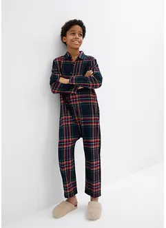 Barnjumpsuit av flanell, bonprix