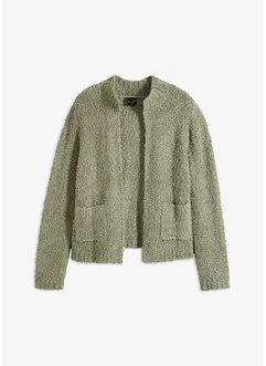 Cardigan av bouclégarn, bonprix