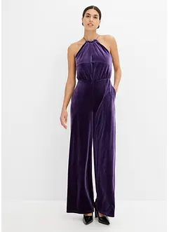 Jumpsuit av mjuk sammet, bonprix