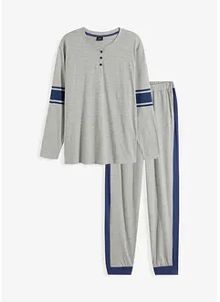 Pyjamas med knappslå, bonprix