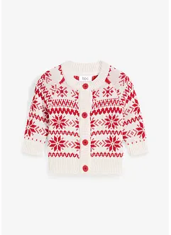 Cardigan för bebisar, lusemönster, bonprix