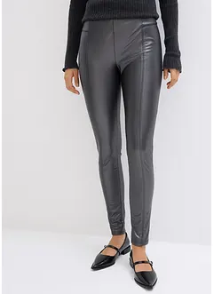 Leggings med metallic-look, bonprix