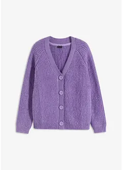 Ribbstickad cardigan, bonprix