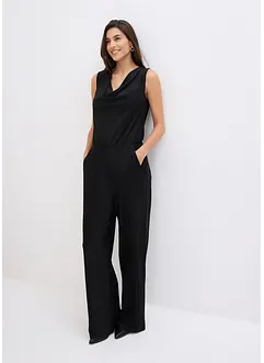 Jumpsuit med glittriga detaljer, bonprix