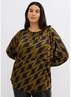 Oversize-tunika i satin, bonprix