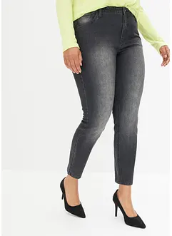 Skinny jeans med strassapplikation, bonprix