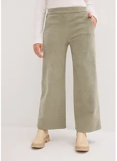 Manchesterbyxa med bekväm high waist, bonprix