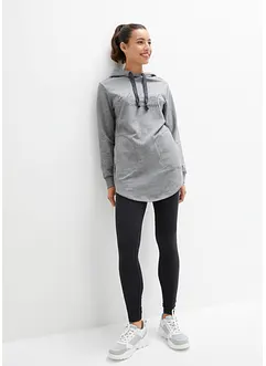 Träningsoverall med lång oversizesweatshirt och leggings (2 delar), bonprix