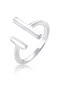 Reglerbar ring från Elli i sterlingsilver 925, elli