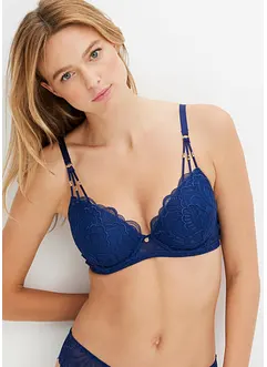 Formpressad BH med fint broderi, bonprix