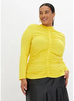 T-shirt med rynkning, bonprix