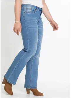 Comfort Stretch Jeans Mid Waist, Bootcut, bonprix