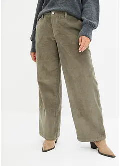 Vida manchesterbyxor med stretch, bonprix