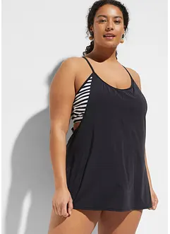 Lång tankini (2 delar) med lager-på-lager-look, bonprix