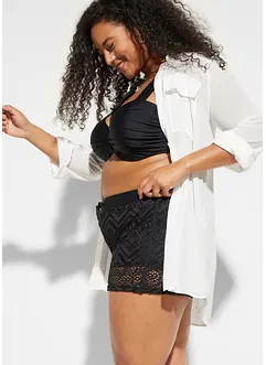 Badshorts med spets, bonprix
