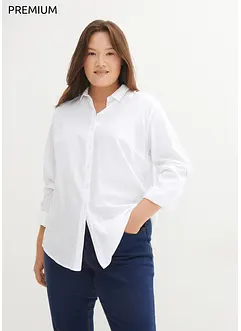 Skjortblus av ren bomull, bonprix