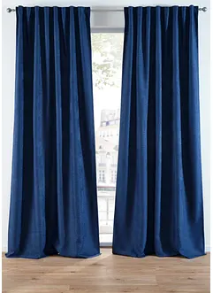 Mörkläggande gardinlängd med lätt struktur (2-pack), bonprix