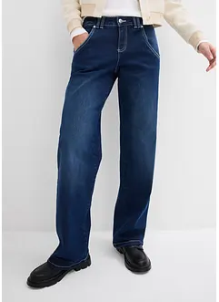 Stretchjeans med rakt skurna ben, Mid Waist, bonprix