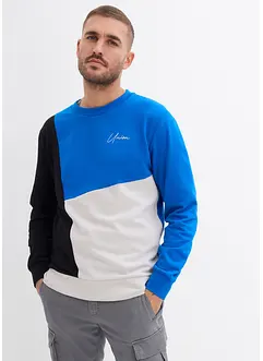 Rundhalsad sweatshirt av ekologisk bomull, bonprix