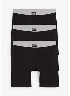 Långa boxershorts, tajta (3-pack), bonprix